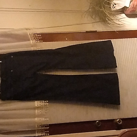 DKNY WOMEN WIDE LEG JEANS SIZE 8 30 INSEAM - Picture 2 of 3